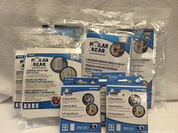 Group shot of all eight Polar Bear Weatherproofing packages