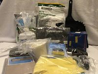 Group shot of all items in the lot