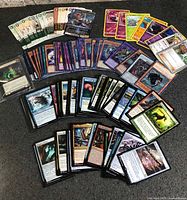 Mixed stacks and spread of Magic: The Gathering, Pokémon, Yu-Gi-Oh! and other cards