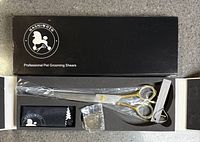 Closed black retail box with Hashimoto logo