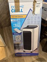 Front of sealed carton showing product image and specs