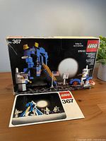 Front of LEGO 367 box with instruction booklet