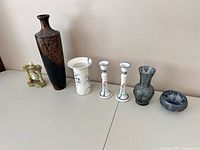 Full lot showing seven items side by side