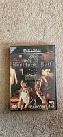 Front cover of Resident Evil Zero GameCube case