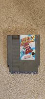 Front view of Super Mario Bros. 2 NES cartridge showing label
