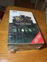 Front of sealed Alien 3 Collectible CardArt trading card box