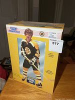 Front view of sealed Bobby Orr Starting Lineup box