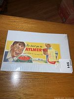 Front view of full ink blotter in protective sleeve