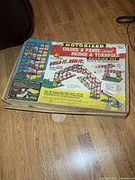 Top view of closed Kenner Motorized Girder & Panel Bridge & Turnpike Set No. 8 box