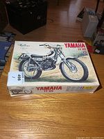 Front of boxed Heller Yamaha TY 125 model kit