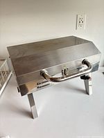 Closed grill showing overall exterior