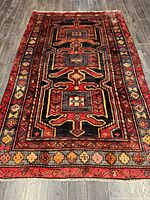 Full rug showing overall pattern and borders