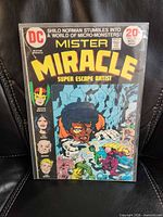 Front cover of Mister Miracle #16 comic, full view