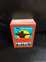 Stack of cards showing title card