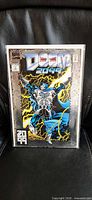 Front cover of Doom 2099 #1 in plastic sleeve