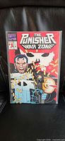 Front view of Punisher War Zone #1 comic in sleeve