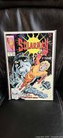Front cover of Solarman #1 comic in protective sleeve