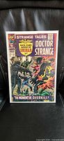 Front cover of Strange Tales #151 inside bag and board