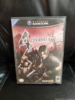 Front of Resident Evil 4 GameCube case