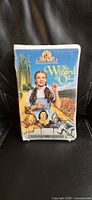 Front view of sealed Wizard of Oz VHS clamshell