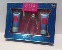 Front of sealed Be Sexy NYC gift set showing four included products