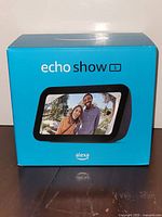 Front of sealed Echo Show 5 retail box