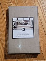 Front of unopened Hotel Collection pillow sham package