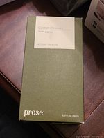 Front of sealed Prose Custom Cleanser box showing volume 5.07 oz / 150 ml
