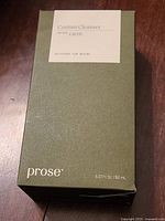 Front of unopened Prose Custom Cleanser box showing size 5.07 fl oz