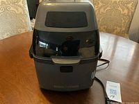 Front view of George Foreman air fryer, closed