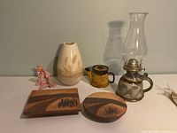 Group shot of all six decorative items