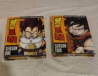 Season One and Season Two DVD box sets side by side