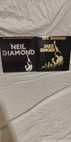 Both Neil Diamond LP jackets side by side front view