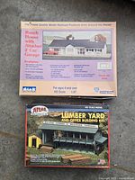 Front of both kit boxes