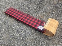 Full view of sled with seat pad attached