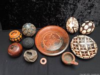 Group view of all 11 craft pieces