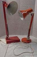 Both lamps side by side showing overall design and cords