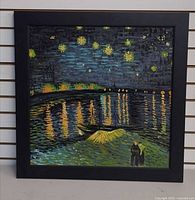 Full view of framed canvas art