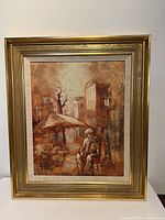 Full view of framed artwork