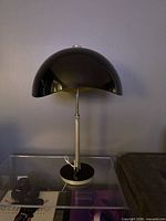 Full view of lamp off showing shape and components
