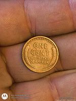 Reverse showing wheat-ear design and denomination