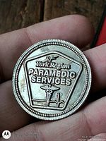 Obverse showing York Region Paramedic Services shield design