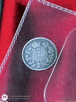 Reverse showing 5 CENTS CANADA 1906 within wreath