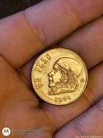 Obverse showing Morelos portrait, denomination and date