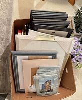 overview of box showing variety of frame sizes and colours