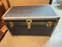 Closed trunk showing exterior color and hardware