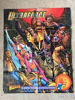 Ultraforce full-color side of poster showing team artwork
