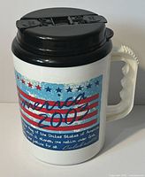 Front view showing America 2003 graphic and handle