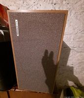 Front view of one Telefunken L70 speaker showing grille and badge