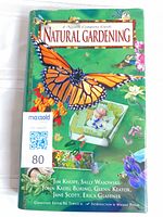 Front cover of Natural Gardening hardcover book with authors listed